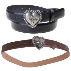 Embossed Buckles PU Waist Belt Adjustable Western Design Snap Waist Strap For Women Jeans Pants Dress Everyday Outfit