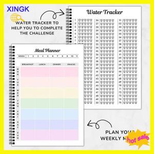 XINGK 75 Target Soft Challenge Planner Notebook 75 Easy Soft Challenge Tracker Planner Journal Bundle Editable