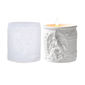 Silicone Mould for Candle Making and Resin Art Venuses Birth Storage Cup Crafting Nordic Designs Home Decoration