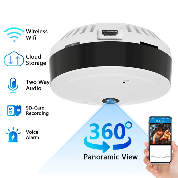 V380 PRO App 4MP 360 Panorama VR Wifi IP Camera Wireless Security