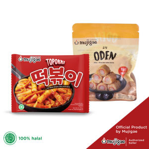 BUNDLE Mujigae by Wonhae Topokki 170gr & Oden 120 gr