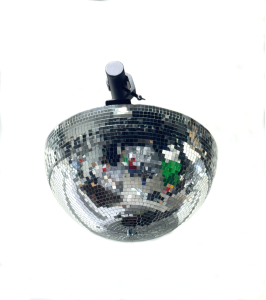 half ball mirror ball 50cm with built-in rotating motor