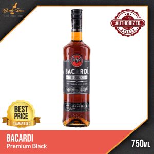 Bacardi Premium Black Rum 750ml