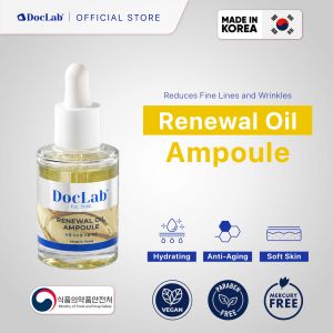 DocLab Renewal Oil Ampoule Made in Korea Korea Glow Skin Care for Anti-Aging Moistures & Hydration Suitable for Sensitive Skin Oil Ampoule Korea Moisturizer