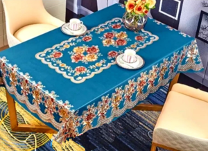 Khăn Trải Bàn 3D Cao Cấp - Trang Trí Bàn Ăn- Chống thấm- Dễ lau chùi