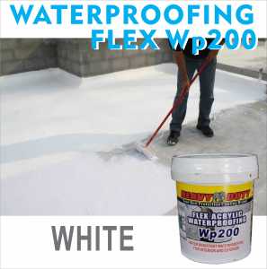 WHITE 💦 (5L ) Waterproof Heavy Duty ( wp200 ) Leak Seal Repair Paint Cracks Repair Leak Sealer leakage hd / 5KG