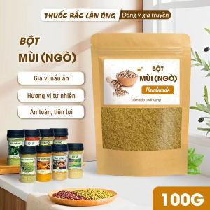Bột mùi 100g bột ngò nguyên chất gia vị tẩm ướp khử mùi tanh thực phẩm tăng hương vị cho món ăn