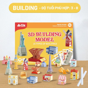Bộ Gấp Giấy Origami 3D Cho Bé Sáng Tạo Theo Chủ Đề Giao Thông Và Động Vật