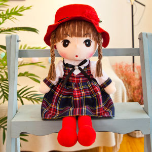 45/90cm Super Cute Plush Girl Doll Ragdoll Plush Dolls For Girls Toy Stuff Toys For Girls Stop Toys For Birthday Gift For Girls Stuff Toys For Big Size