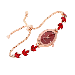 JPTD Exquisite Womens Bracelet Watch Elegant Pull Type Ladies Business Watches Vintage Simple Quartz Wristwatch Women