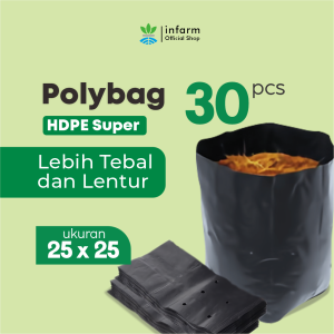 INFARM - 30 Pcs Polybag 25x25