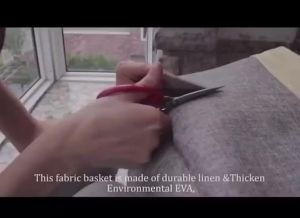 Large Fabric Storage Basket & Collapsible Organizing Bags: Multi-Purpose Storage Solutions