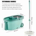 Spin Mop And Bucket Set Durable Stainless Steel  Spin Rinse Dry Easy To Use With Wheels 360 Cleaning Tools Mop. 