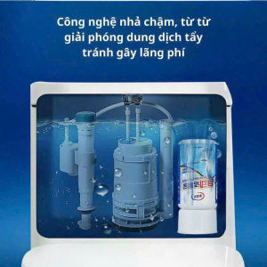 Lọ Thả Bồn Cầu Dạng Nước Nắp Cốc Thông Minh Sử Dụng 1000 Lần Diệt Khuẩn Khử Mùi Hiệu Quả