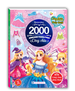 2000 hình dán trang phục công chúa -Công chúa phép thuật (sách bản quyền)