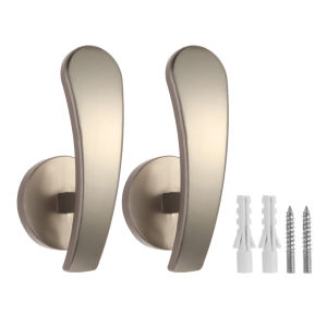 LONGB Home Decor Hold Practical Wall Hanger Curtain Holder Curtain Holdback Mounted Metal Hooks