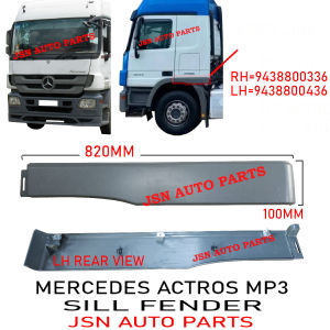 J127S11 SILL FENDER MERCEDES ACTROS MP2 MP3 9438800336 9438800436 LORRY TRUCK AKSESORI