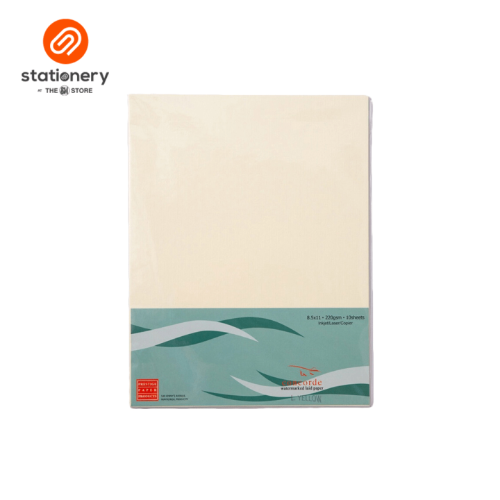 Concorde Laid Board 220gsm Short 10 Sheets per Pack | Lazada PH