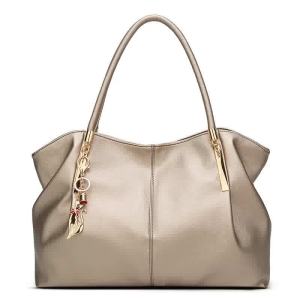 FE2024 Fashion Womens Bag Casual Womens Handbag Simple Soft Leather PU Womens Bag Foxer Hanging Tote Bag