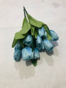 Tanaman Hias Artificial Setangkai Bunga Tulip Buatan Ornamen Hiasan Dekorasi Ruangan Rumah Outdoor Indoor Bahan Tangkai Besi Elegan Cantik BG21