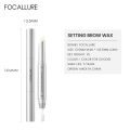 FOCALLURE Setting Eyebrow Wax Browcara Lasting Waterproof 2-in-1 Built-in Brush #Pro-set. 