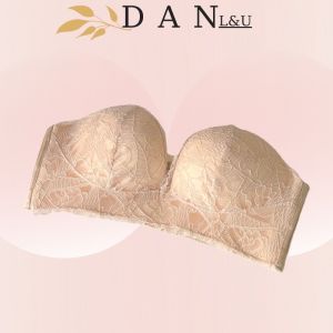 Áo Ngực Không Dây Chống Tuột Cotton Phối Họa Tiết Ren Siêu Quyến Rũ DAN L&U 555