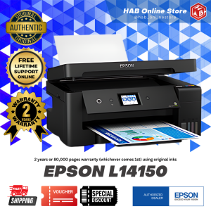 Epson L14150 or L15150 Ecotank Wireless 3 in 1 A3 Printer with Scanner and Xerox Long Legal ADF Continuous Ink Ciss Epson Official Flagship Store Partner Dealer | Print Scan Copy