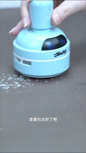 Mini Desktop Vacuum Cleaner Rechargeable Handheld Computer Dust Collector Portable Vacuum for Office Keyboards Cleaning