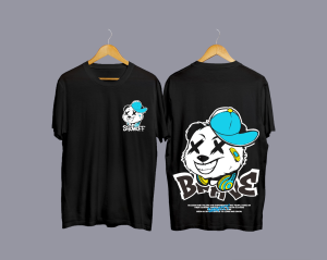 BAJU KAOS DISTRO/KAOS MOTIF BERUANG TOPI/KAOS PRIA WANITA/KAOS KEKINIAN/KAOS VIRAL TERPOPULER