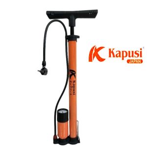 Bơm xe đạp xe máy Kapusi lực bơm khỏe bơm tay nhẹ nhàng tiện lợi có đầu bơm bóng bơm đệm