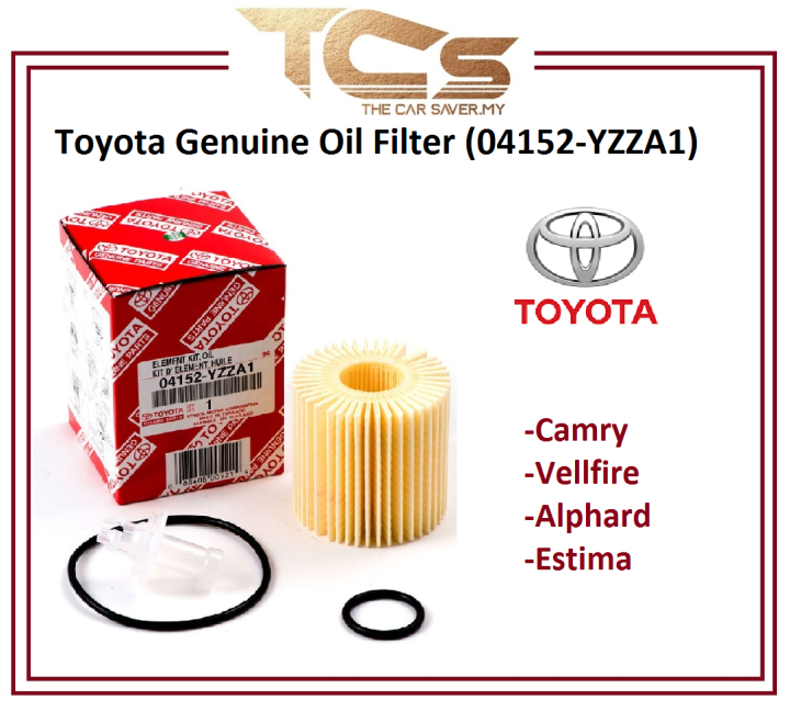 Toyota Genuine Oil Filter (04152-YZZA1) | Lazada