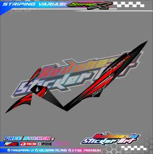 STRIPING VARIASI HONDA SUPRA X FUTURE / STICKER LIST MOTOR HONDA SUPRA X FUTURE