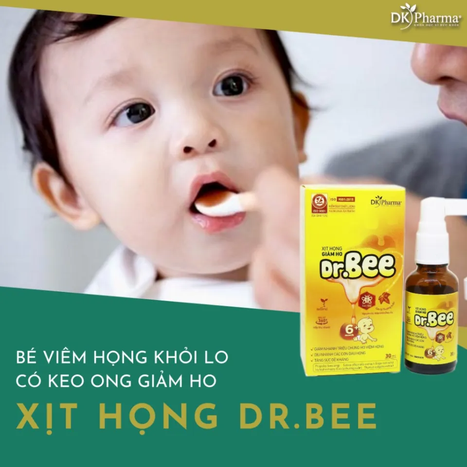xịt họng keo ong dr bee