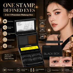 3-in-1 Eye Makeup Stamp Kit Quick Eye Shadow Applicator One Press Application Professional Eye Makeup Beauty Tool Set