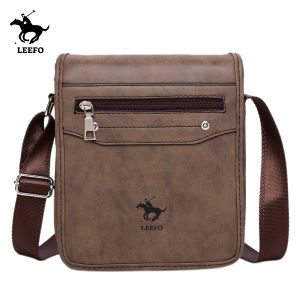 Ready Stock!! LEEFO Retro Style Men Shoulder Bag (M) Size Sling Bag Messenger Bag Pu Leather
