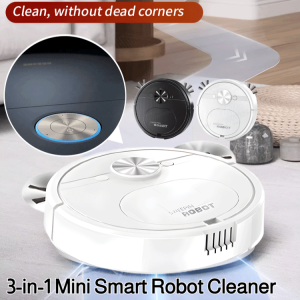 Robot Vacuum 3-in-1 Mini Intelligent Sweeping Cleaner and Mop Vacuum Cleaner
