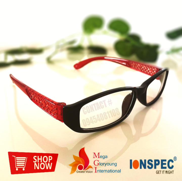 IONSPEC M9002 Medicated Eyewear with Layer Protection Lens  (Anti-Radiation, Anti UV Anti Blueray Light) Lazada PH