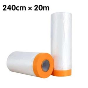 Covering Film Masking Tape Cover Plastik Pelindung Cat Penutup Furniture Anti Debu