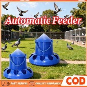 Automatic Chicken Bucket Feeder Hanging Poultry Culture Dove Food Dispenser