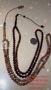 Tasbih kayu KOKKA Asli 4mm and Length 24cm Jenis Biji sangat Halus Imported from Egypt LIMITED