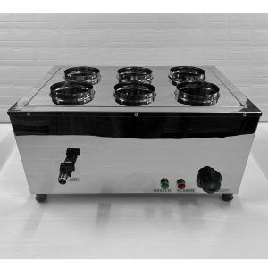 6 holes silver caddy spoon and fork heater sterilizer with automatic controller water level alarm water drain heavy duty