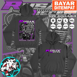 Jaket Hoodie Racing Rosok Squad Rusak Diecer Mekanik Amatir Hodie Distro Motor Herex Tshirt Otomotif