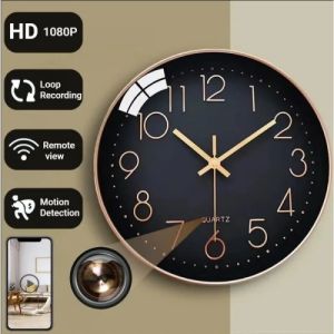 Wall Clock WiFi Spy Hidden Pinhole Camera