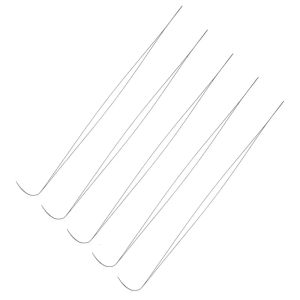 5PCS Big Eye Curved Beading Needles Stainless Steel Sewing Needles DIY Making