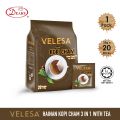 VELESA Hainan Kopi Cham 3 In 1 With Teh Kopi + Teh Segera 海南咖啡茶 (35g x 20 Sachets x 1 Pack). 