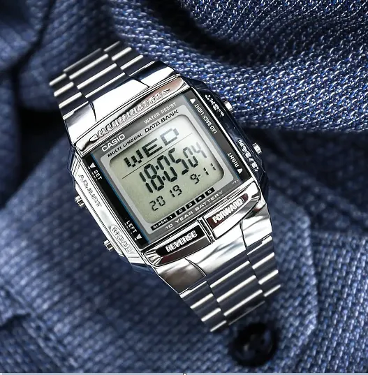 中古】Casio 腕時計 R. DATABANK RESINA ACERO DB-360N-1AEF メンズ  