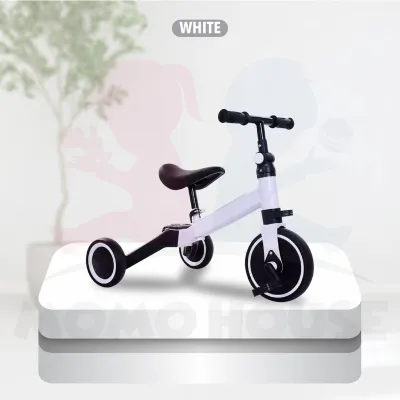Kids Bike Balance Tricycle Baby Walker Children Multi-function Tricycle 3-in-1 Kids Scooter Ride