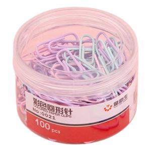 คลิปหนีบทำเครื่องหมายที่คั่นหนังสือกระดาษสีคลิปโลหะขนาด28มม. ที่หนีบเอกสารอุปกรณ์สำนักงาน