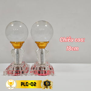 Đèn Thờ Pha Lê Quả Cầu Nguyên Khối Có Led 7 Màu CHÂN THIỆN MỸ Trang Trí Bàn Thờ Phật Cùng Bàn Thờ Gia Tiên