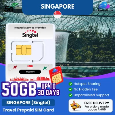 【新加坡 Singapore Travel SIM Card】【Singtel Network】【Unlimited】Singapore Travel SIM Card Singapore SIM Card for Singapore Travel SIM for Singapore